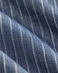 Slim Striped Herringbone Suit Trouser
