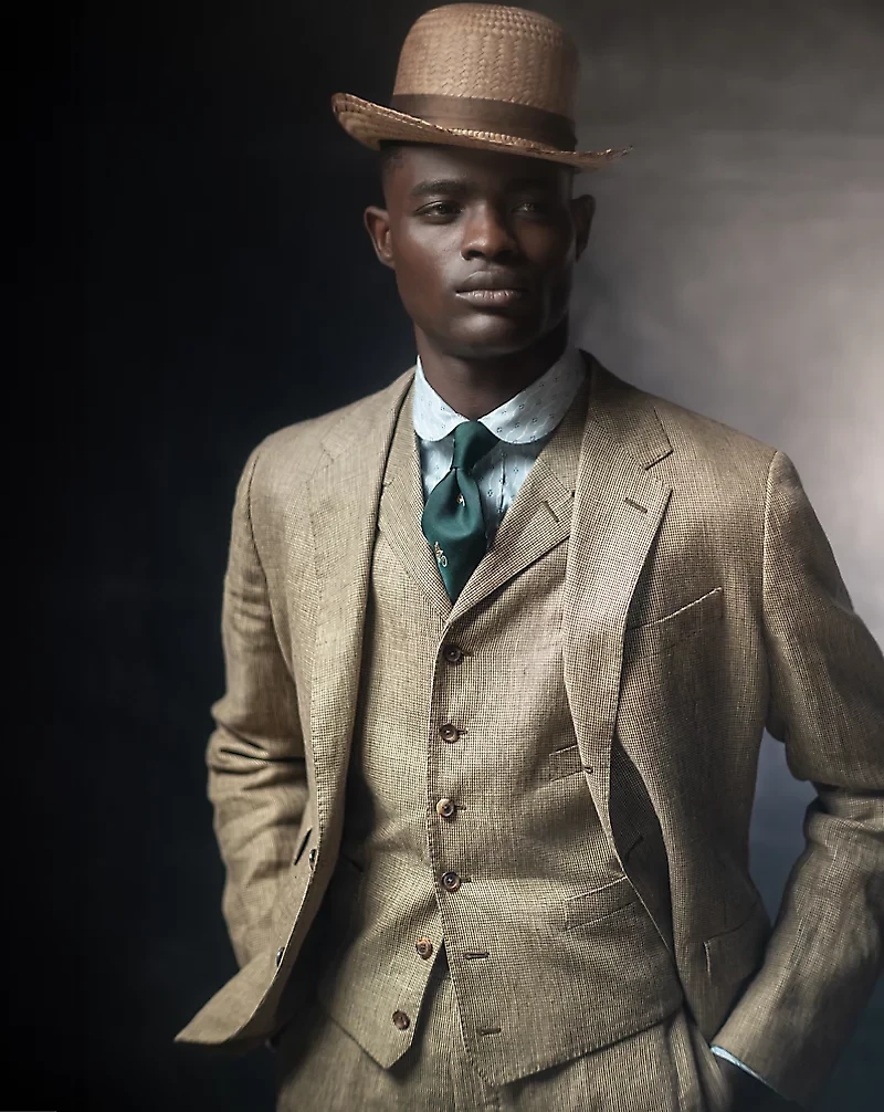 Linen Twill Notch-Lapel Vest