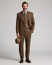 Linen Herringbone Suit Jacket