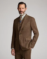 Linen Herringbone Suit Jacket