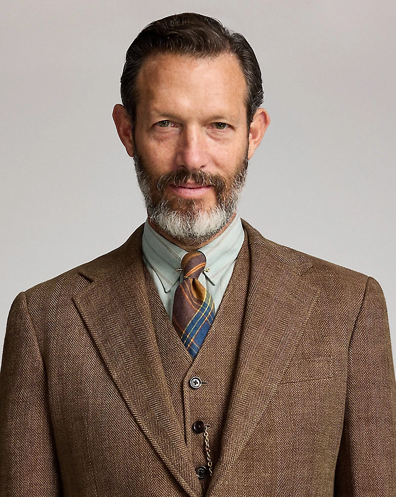 Linen Herringbone Suit Jacket