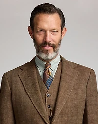 Linen Herringbone Suit Jacket