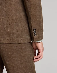 Linen Herringbone Suit Jacket