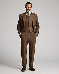 Linen Herringbone Vest