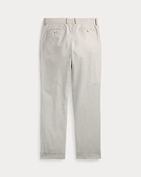 Slim Fit Striped Cotton Suit Trouser