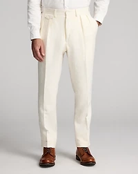 Slim Fit Silk-Linen Suit Trouser