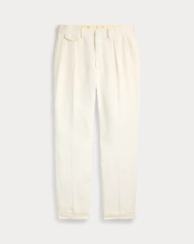 Slim Fit Silk-Linen Suit Trouser