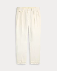 Slim Fit Silk-Linen Suit Trouser