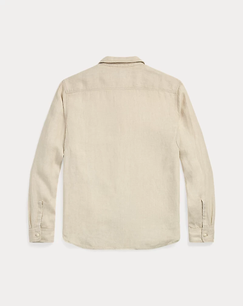 Linen Herringbone Twill Workshirt
