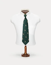 Handmade Cyclist Silk Jacquard Tie
