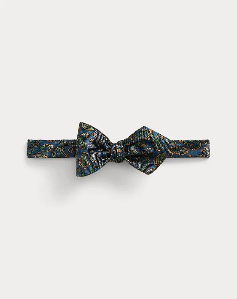 Paisley Silk Twill Bow Tie