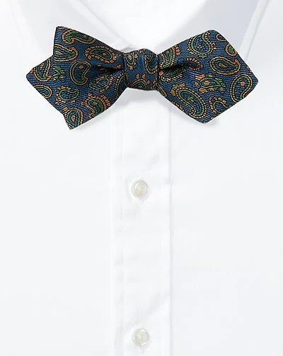 Paisley Silk Twill Bow Tie