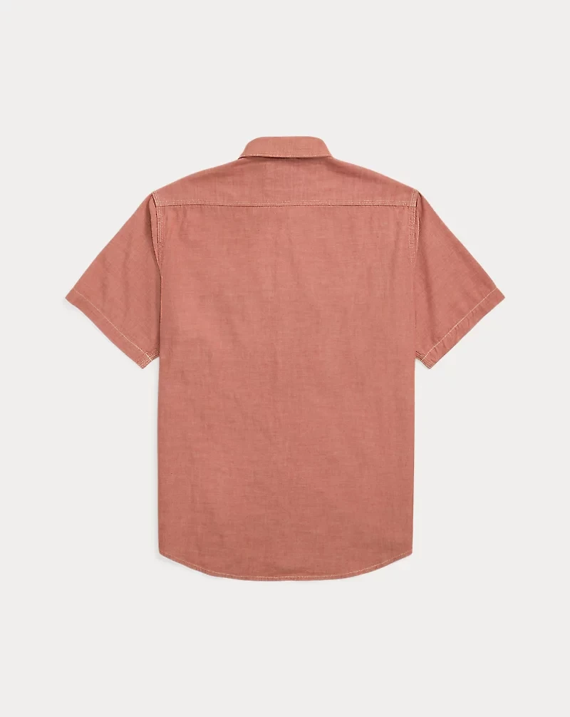 Selvedge-Detailed Chambray Workshirt