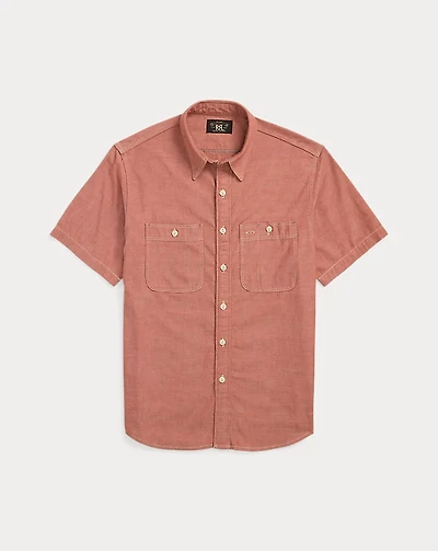 Selvedge-Detailed Chambray Workshirt