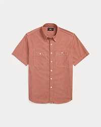Selvedge-Detailed Chambray Workshirt