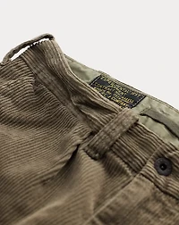 Pleated Corduroy Pant