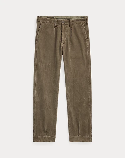 Pleated Corduroy Pant
