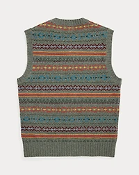 Fair Isle Wool-Blend Sweater Vest