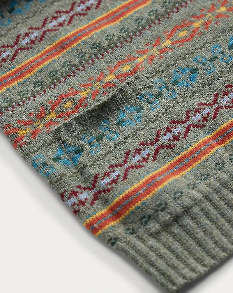 Fair Isle Wool-Blend Sweater Vest