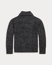 Hand-Embroidered Wool-Linen Sweater