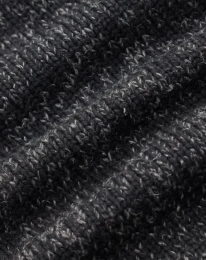 Hand-Embroidered Wool-Linen Sweater