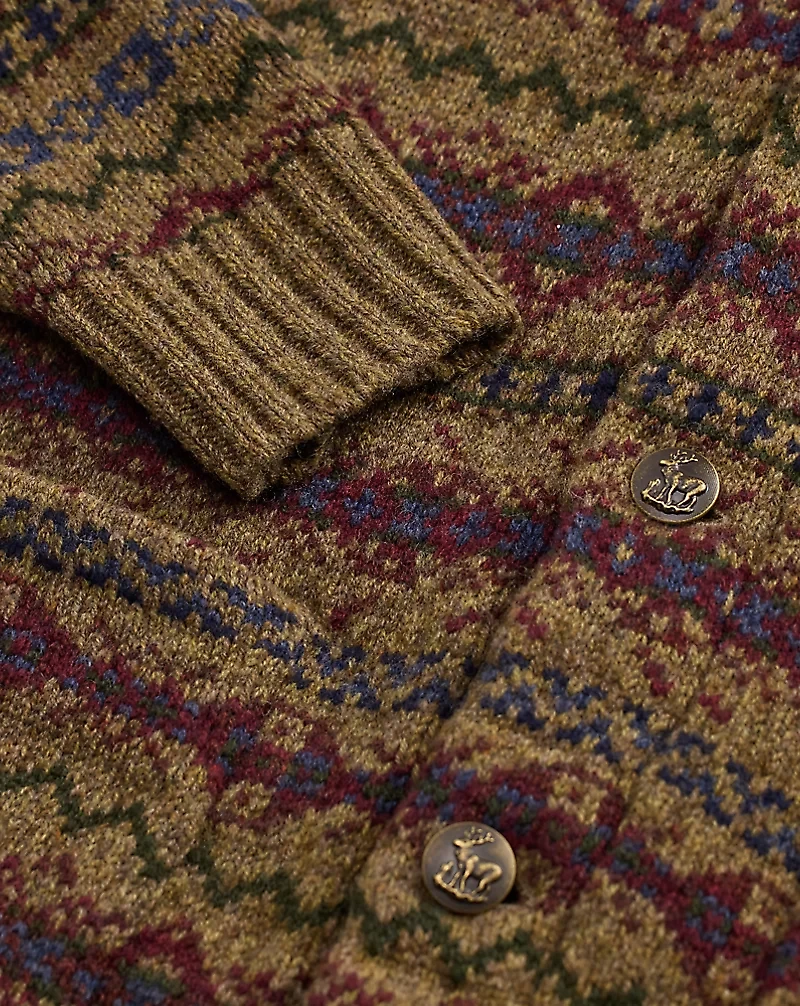 Fair Isle Wool Cardigan