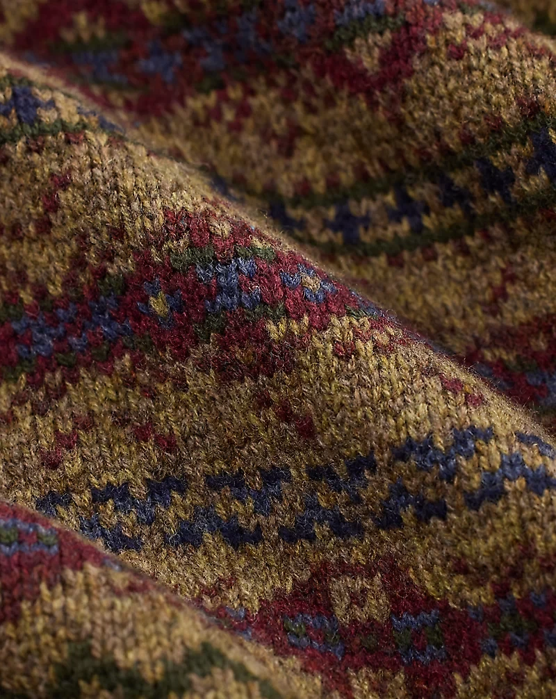 Fair Isle Wool Cardigan