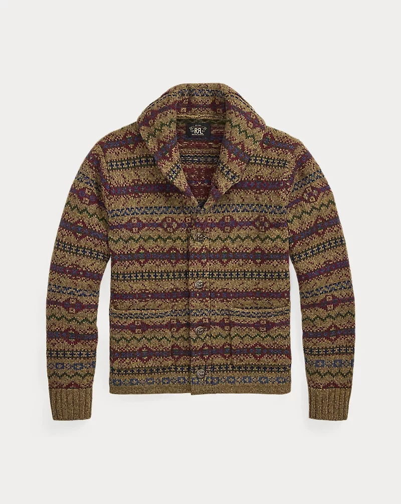 Fair Isle Wool Cardigan
