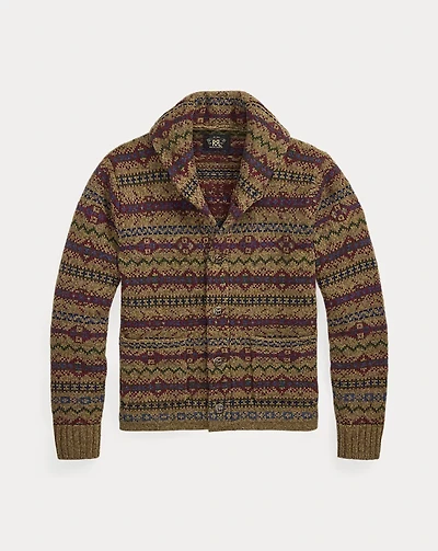 Fair Isle Wool Cardigan