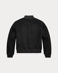 Suede Bomber Jacket