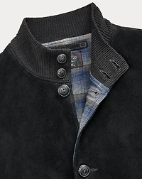 Suede Bomber Jacket