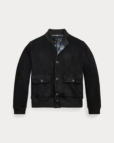 Suede Bomber Jacket