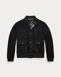 Suede Bomber Jacket