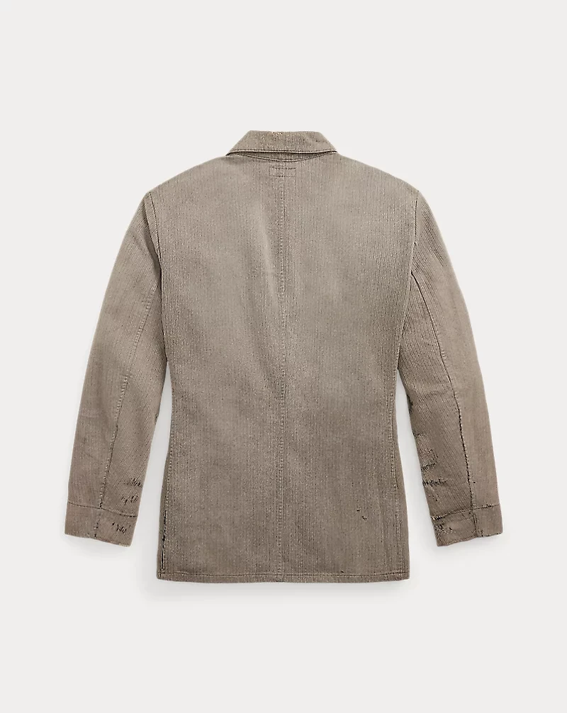 Unconstructed Repaired Jaspé Sport Coat