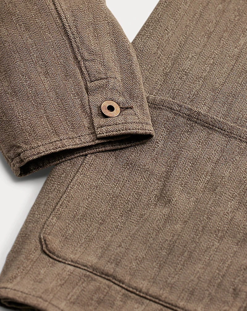 Striped Jaspé Herringbone Jacket
