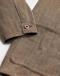 Striped Jaspé Herringbone Jacket
