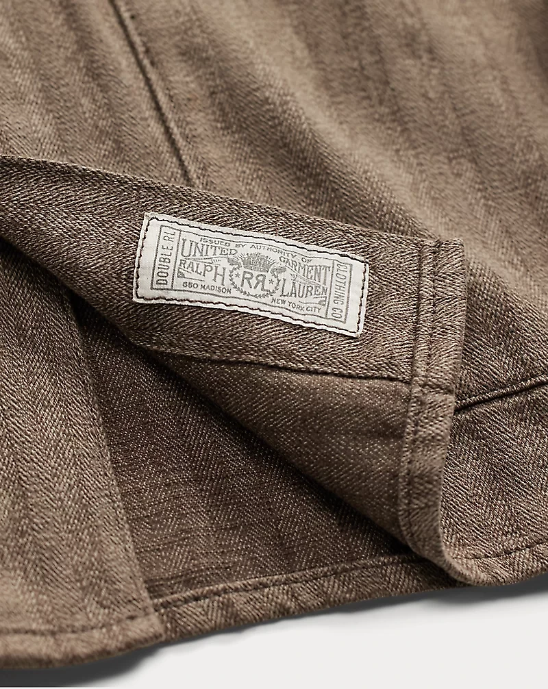 Striped Jaspé Herringbone Jacket