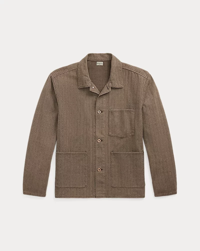 Striped Jaspé Herringbone Jacket
