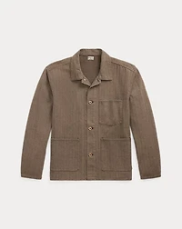 Striped Jaspé Herringbone Jacket