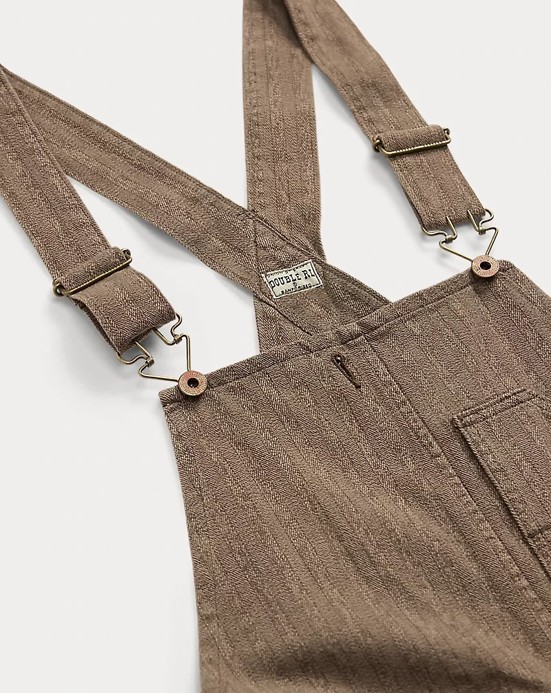Striped Jaspé Herringbone Overall