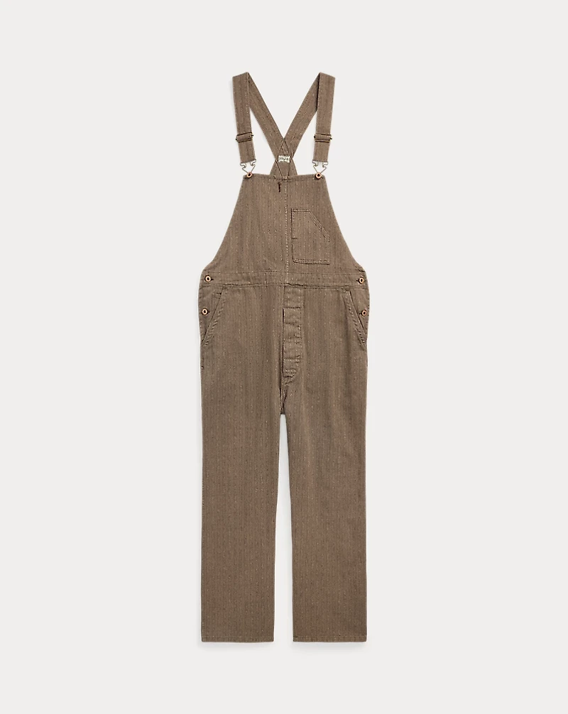 Striped Jaspé Herringbone Overall