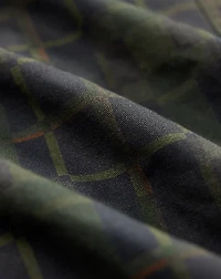 Check-Print Oilcloth Jacket