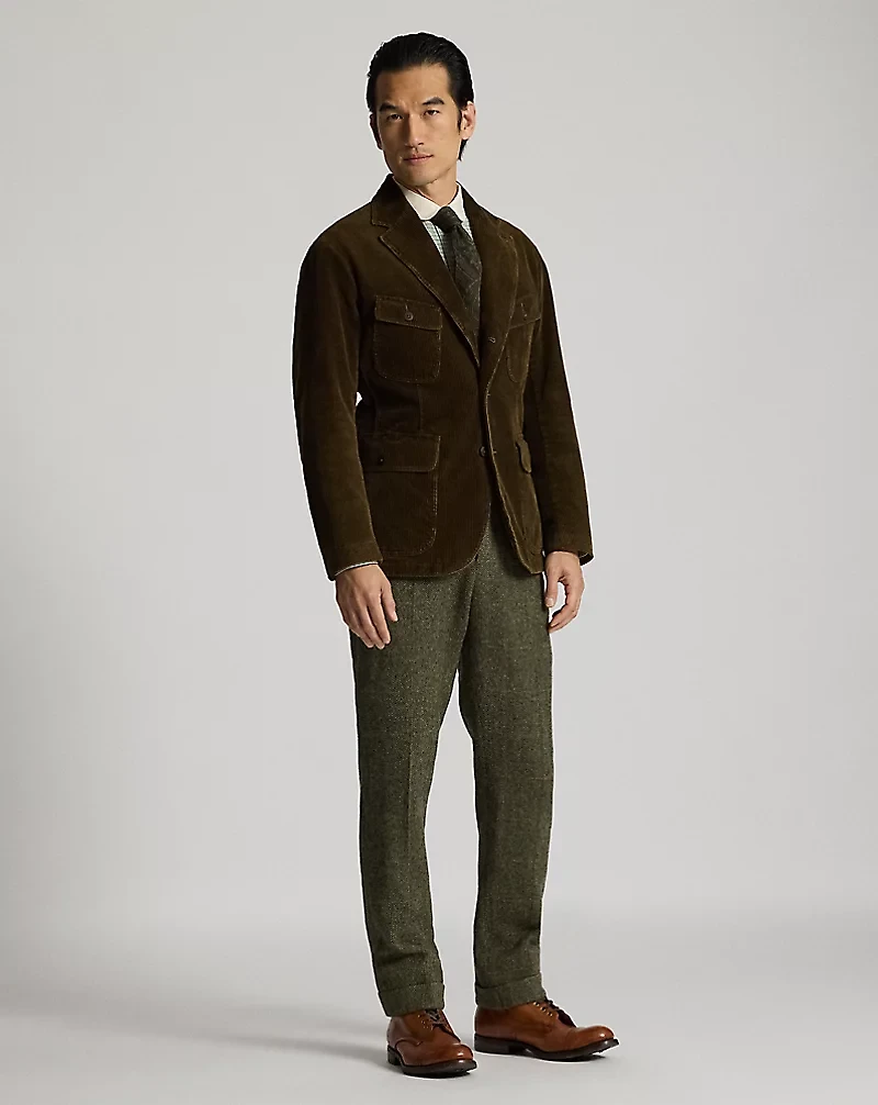 Unconstructed Corduroy Sport Coat