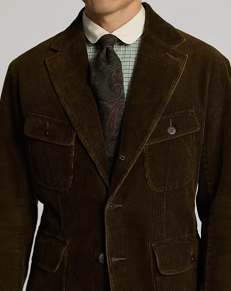 Unconstructed Corduroy Sport Coat