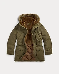 Faux-Fur-Trim Parka