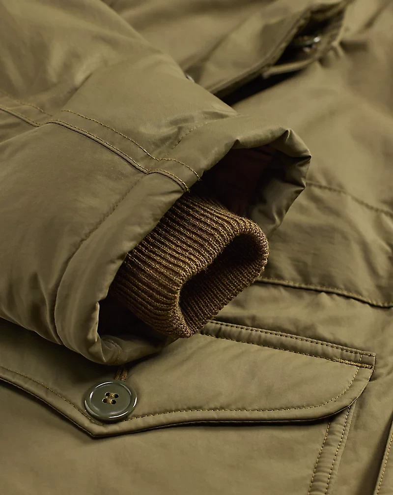 Faux-Fur-Trim Parka