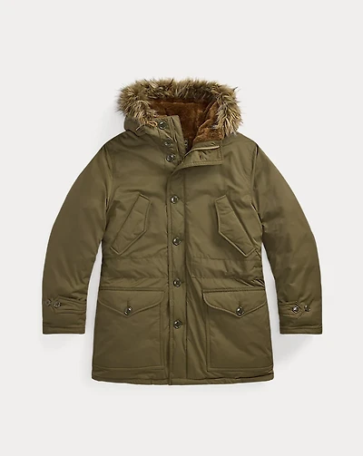Faux-Fur-Trim Parka