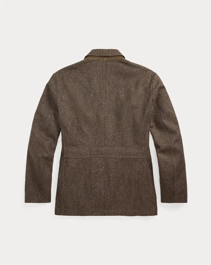 Unconstructed Wool-Blend Sport Coat