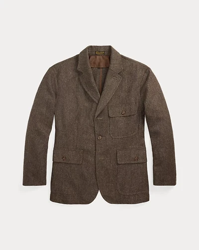 Unconstructed Wool-Blend Sport Coat