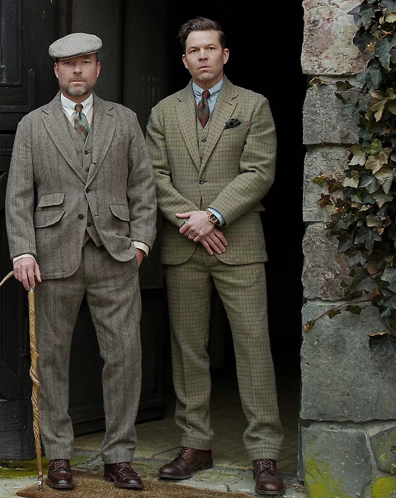 Checked Wool Tweed Sport Coat